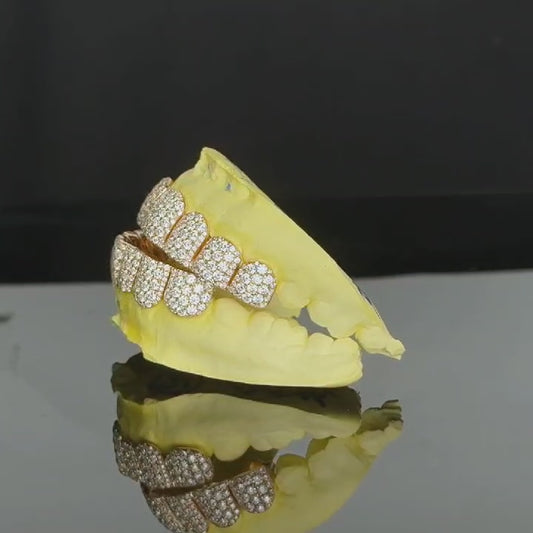 Vvs Moissanite grillz 10x10